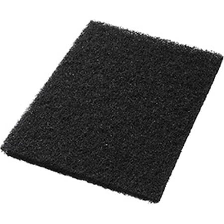 Americo Mfg 14 x 20 in. Black Stripping Pad - 5 Per Case, 5PK 641307BK