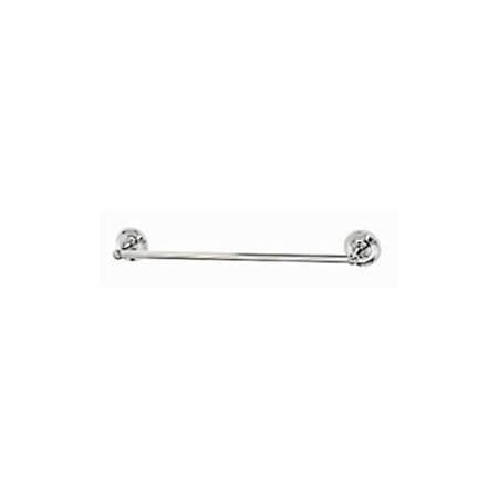 Convenience Concepts 24 in. Home Point Round Towel Bar, Chrome HI563657