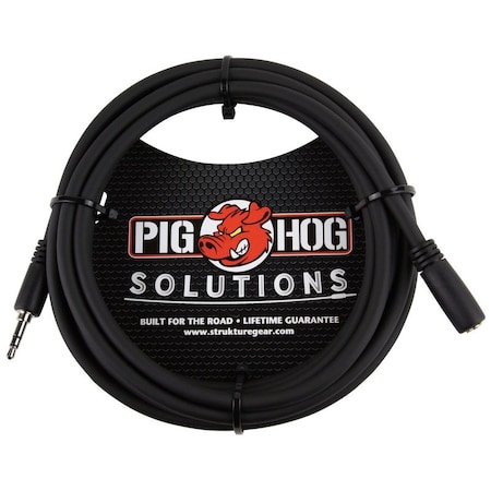 Pig Hog 10-Feet Headphone Extension Cable, 3.5mm PHX35-10