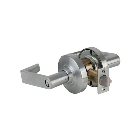 Schlage Commercial ND Series Vandlgard Entry C Keyway Rhodes with 13-247 Latch 10-025 Strike Satin Chrome Finish ND92PD RHO 626