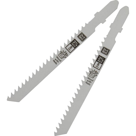 Do It Best T-Shank 3-5/8'' 8 TPI Nail-Embedded Wood Jigsaw Blade, 2PK QJDIB-JST-011
