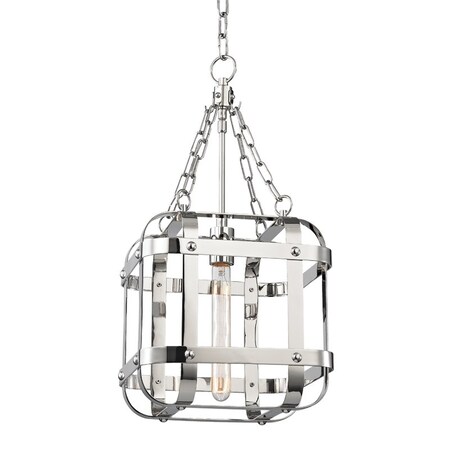 Hudson Valley Lighting Colchester 1 Light Pendant 11.75 In. Polished Nickel 6912-PN