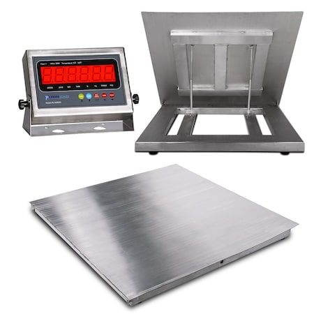 Prime Systems Prime Scales 4'x4' Floor Scale Indicator Legal For Trade NTEP 1000x0.2lb CS2010-4X4-1K