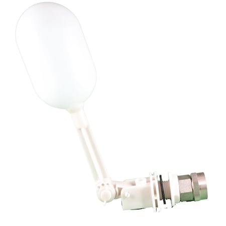 Aditivos 11.5 x 2.5 in. Plastic Float Valve, White AD2744960