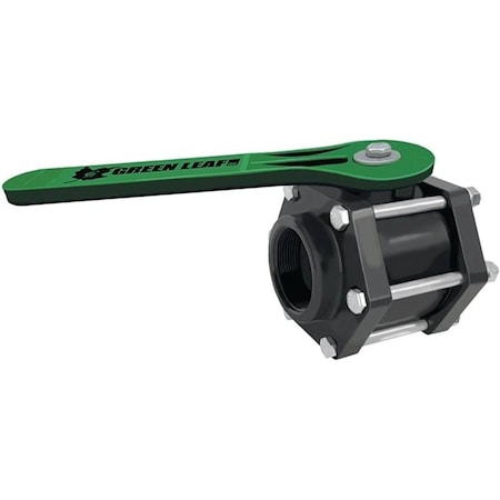 Green Leaf V300FP Ball Valve, 3 in Connection, Female NPT, 100 psi Pressure, Manual Actuator V 300 FP