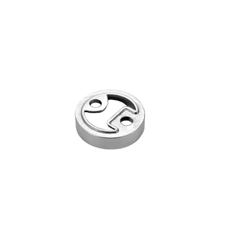 Heat Wave 1446-626 Brushed Chrome Riser Door Stop - Brushed Chrome HE2953671