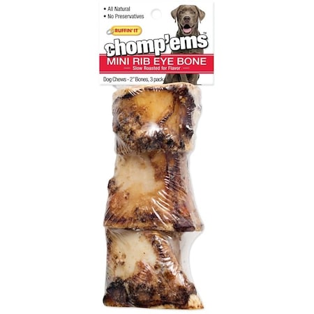 Ruffin'It Treat Rib Eye Bone Mini Bites 75212