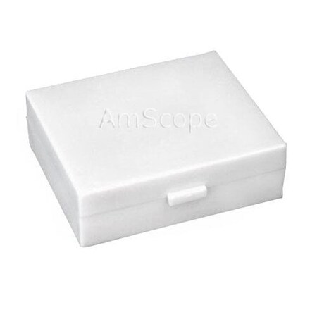 Amscope 50pc Prepared Human Pathology Glass Microscope Slides in Plastic Case PS50HP