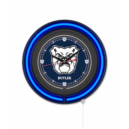 Holland Bar Stool Butler University 15 Double Neon Wall Clock Clk15BK