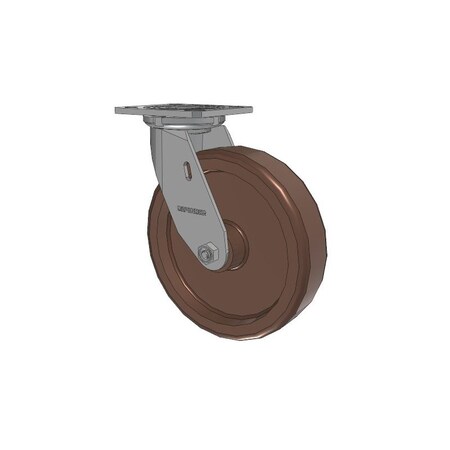 Colson 8-Inch-Swivel-Caster-4-Inch-Plate-Stainless D4.08109.831-HT-SS