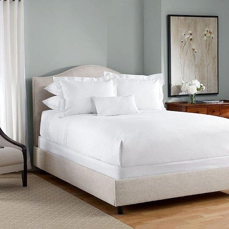 R & R Textile Pillow Sham, 21 in L, White XWWS2127SFWHT-AD00