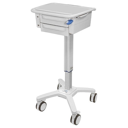 Capsa Healthcare Laptop Cart, 40 lb, Aluminum, Assembled 1970516