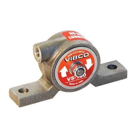 Vibco Pneumatic Vibrator, 75 lbf, 10500 vpm Max Vibration Speed, 67 dBA VS-130