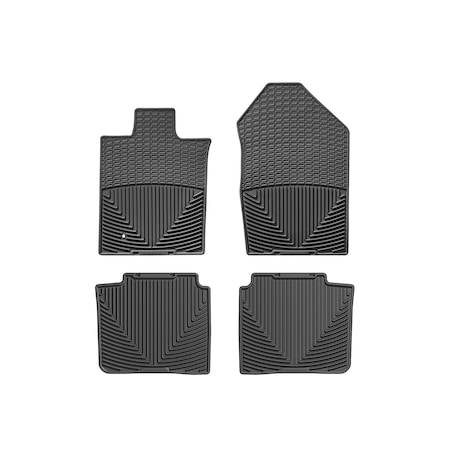 Weathertech Black, Front and Rear All Weather Floor Mats W97-W256