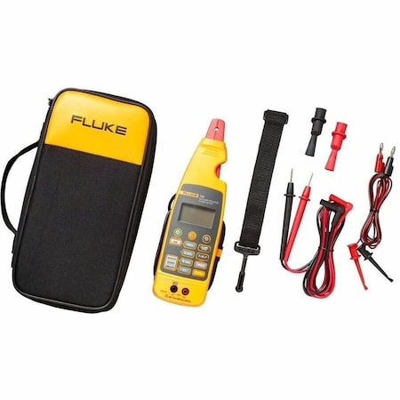 Fluke Digital Clamp Meter, Dual Backlit, 99.9 mA A, 0.2 in (5 mm) Jaw Capacity FLUKE-772