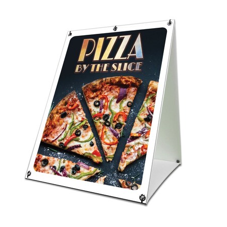 Signmission Pizza, 24 Inch x 18 Inch A-frame Yard Sign, Coroplast Yard Sign SBC-1824-30415