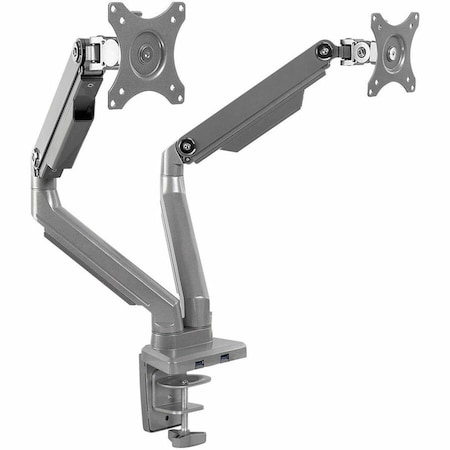 Mount-It Dual Monitor Desk Mount w/USB Ports M MI-2762