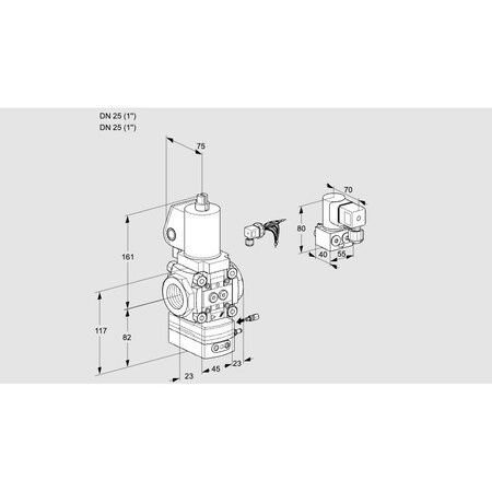 Honeywell Kromschroder VAG125R/NWSLAE KS88020664