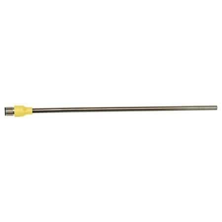 Omega Thermocouple Probe, Single Element, M12 CONN, K Type, 0 degC to 1070 degC (32 degF to 1960 degF), 0 M12MKIN-1/8-U-6