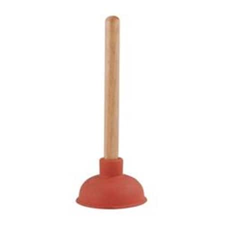 Ldr Industries 9 x 4 in. dia. Plunger with Wooden Handle 4864708