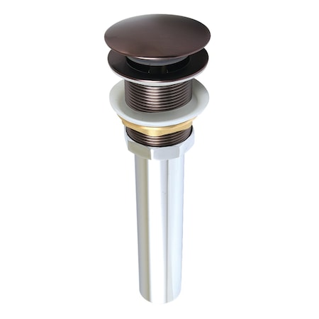 Kingston Brass Brass Pop Up Drain for Cast Iron Utility Sink, Oil Rubbed Bronze GCL112ORB