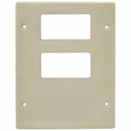 Hubbell Wiring Device-Kellems Cover Plate Raceway, HBL6750 Series, Ivory HBL6747RRFIV