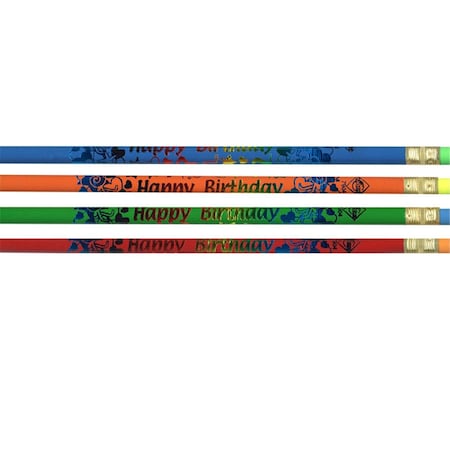 Tosafos Pencils Happy Birthday, 12PK TO3482085