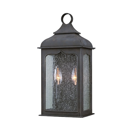 Troy Lighting Henry Street 2 Light Wall Sconce 15 In. Textured Bronze B2010-TBZ