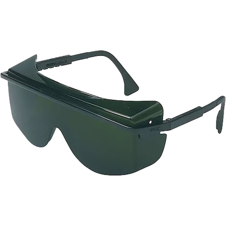 Uvex OTG Rimless Safety Glasses w/Black Temple and IR Filter Shade 5.0 Lens w/Anti-Scratch Hard Coating S2509