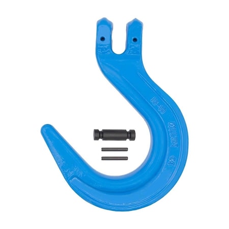 Mytee Products 5/8in Grade 100 Clevis Foundry Hook-WLL 22,600 LBS-Sky Blue Clevis Hook FH58-G100