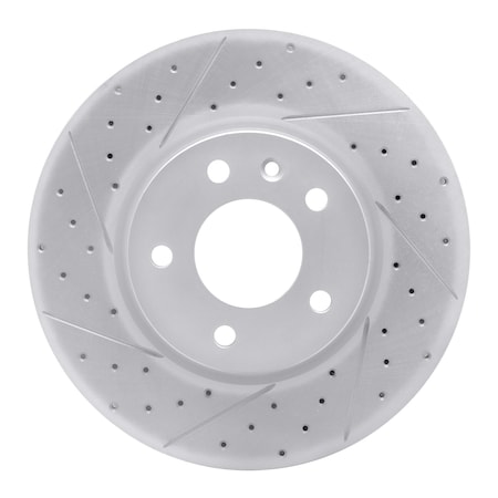 Dynamic Friction Co DFC Geoperformance Rotor - Drilled and Slotted 830-45045L