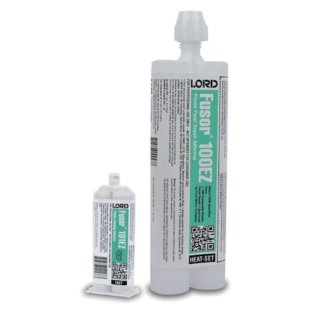 Lord Fusor Adhesives Heat Set Sandable Repair Adhesive, 10.1 oz Cartridge, Beige, Paste 100EZ