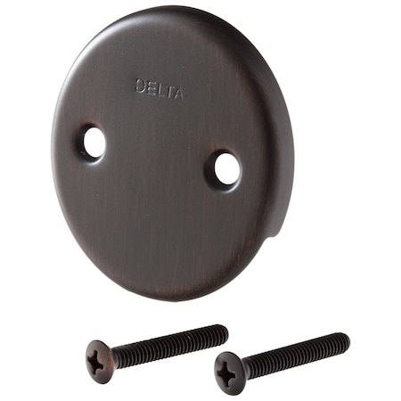 Delta Other Overflow Plate & Screws - No Trip Lever RP31556RB