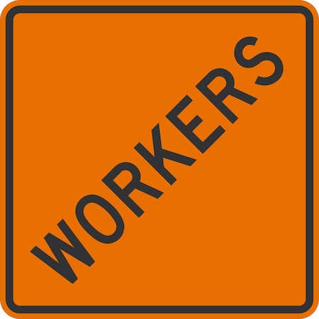 Lyle Workers (The Legend), 36x36, High Intensity Prismatic, Orange G-16256-HI_36x36