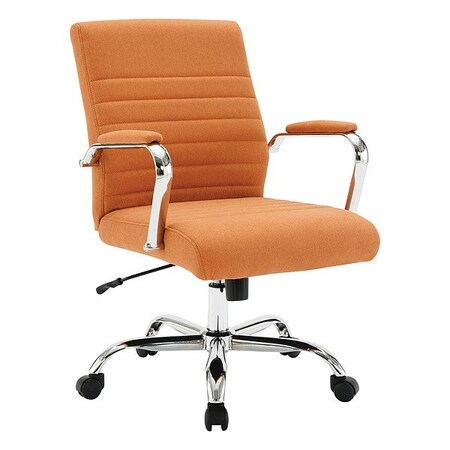 Office Star Products Office Chair, Adjustable Arms, Orange EX22851C-G19