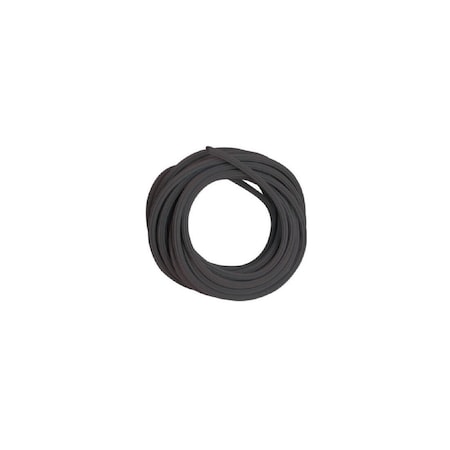 Make-2-Fit Screen Retainer Spline, 0.185 in D, 25 ft L, Vinyl, Black, Round P7940