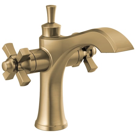 Delta Dorval Two Handle Single Hole Monoblock Bathroom Faucet 857-CZ-DST