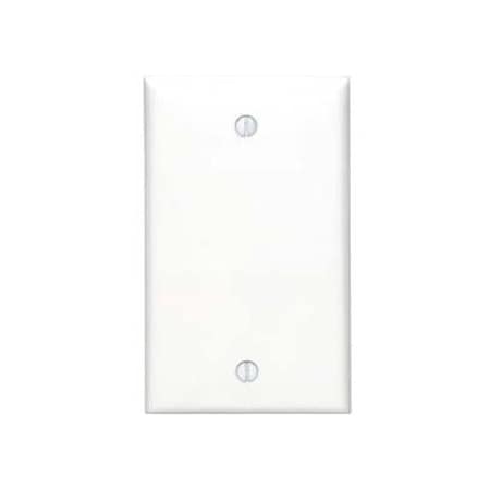 Leviton Blank Wallplate, Standard Size, Gang 1, Light Almond 80714-T