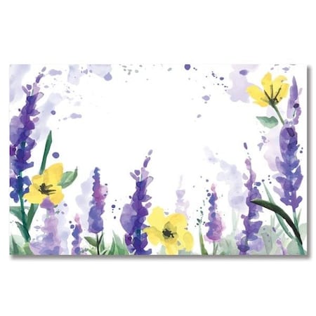 Nashville Wraps Watercolor Lavender Gloss Enclosure Card, 3.5x2.25, 50PK AC7157