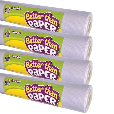 Teacher Created Resources Better Than Paper Bulletin Board Roll, Lavender, 4PK 32470