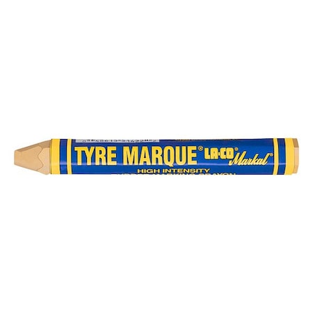 Markal Wax Tire Marker 1/2"W x 4-5/8"L, Yellow 51421