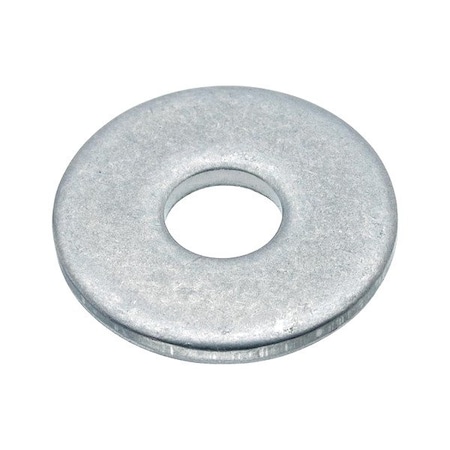 Zoro Select Flat Washer, For Screw Size #4 , Aluminum Plain Finish, 5 PK WASB#4RAL