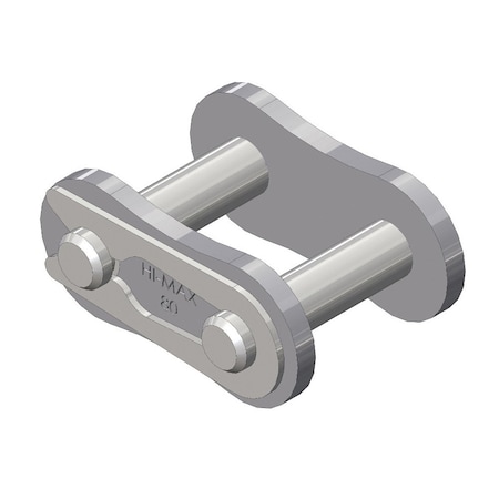 Senqcia Hi-Max Single Strand Spring Clip Connecting Link, 80 chain, 1 P, 0.313 Dia Pin 80HMCLSC