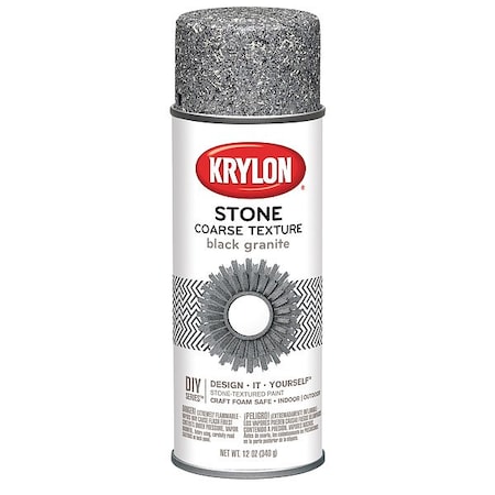 Krylon Spray Paint, Black, 16 oz K18201