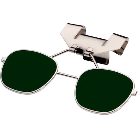 Uvex Green Shade 8 Lens, Polycarbonate Hard Hat Klip Lift 32-8LFFW8-0000