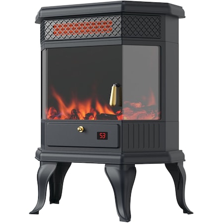 Lifesm 3 Element 3D Top Heater Stove with Fire Burning Crackle Sound HT1209