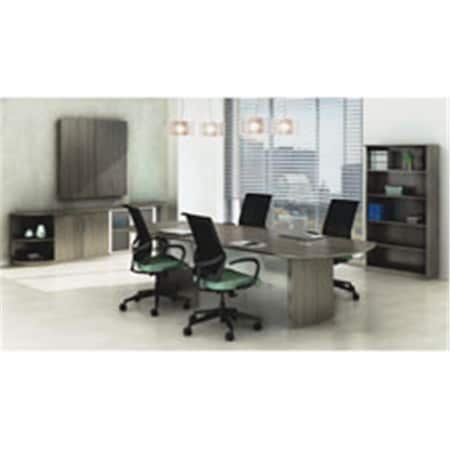 Mayline Gray Laminate Conference Table Center Leg MLNMNMTSLLGS