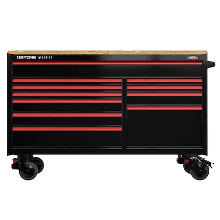 Craftsman Rolling Tool Cabinet, 48" H, 27 in CMSTVS6311BK
