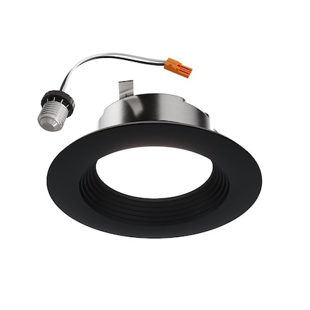 Halo DOWN LT LED BFLE BLK 650LM 4IN LTT406FSMB