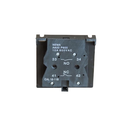 Brah Electric , Direct Replacement 1 NO / 1 NC EH Series Auxiliary Contact CAL16-11B BCAL16-11B